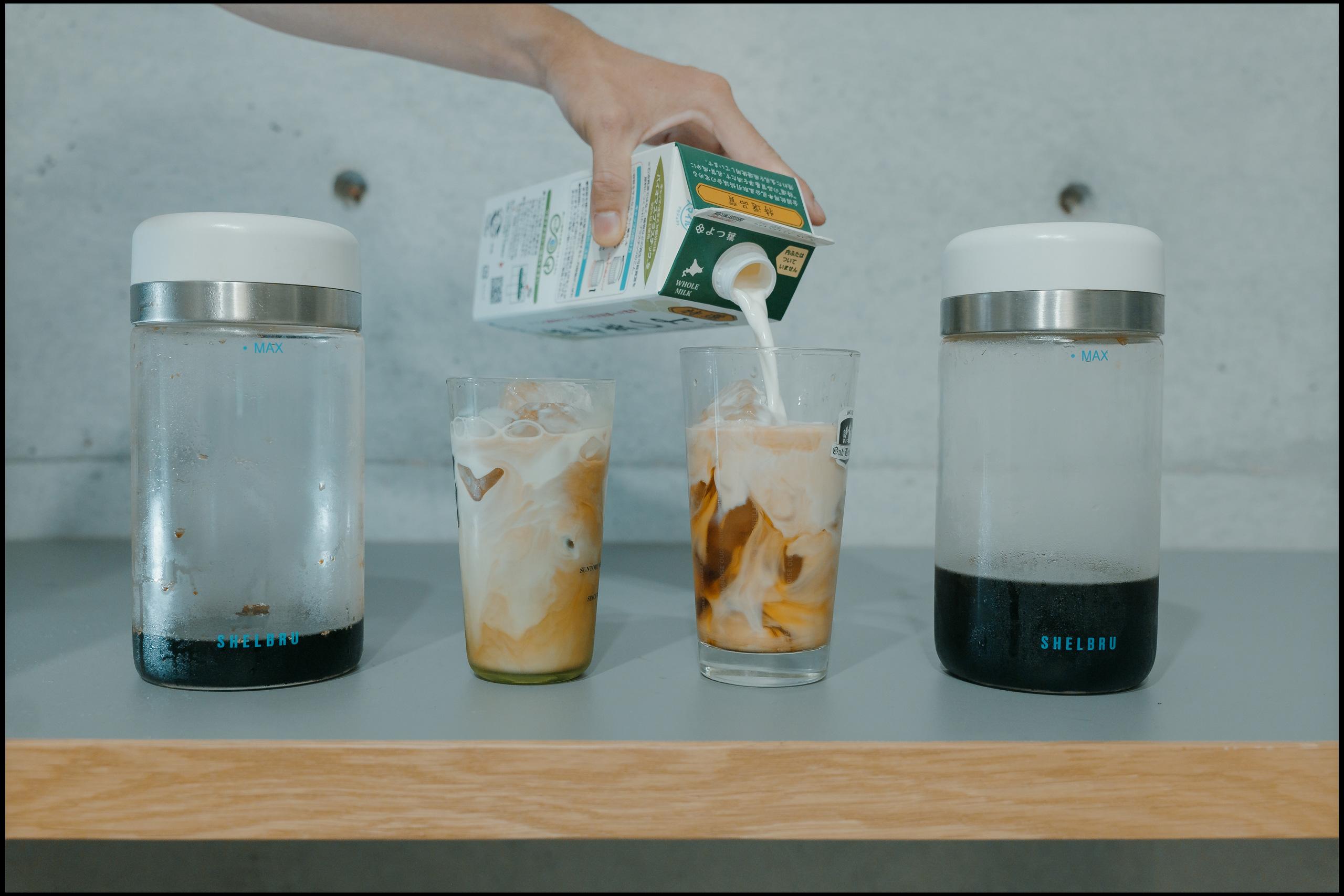 タヒジユア【水出しコーヒーを作ってそのまま飲める】ブリュータンブラー 水出しコーヒーを作ってそのまま飲める】粉と水を入れるだけの