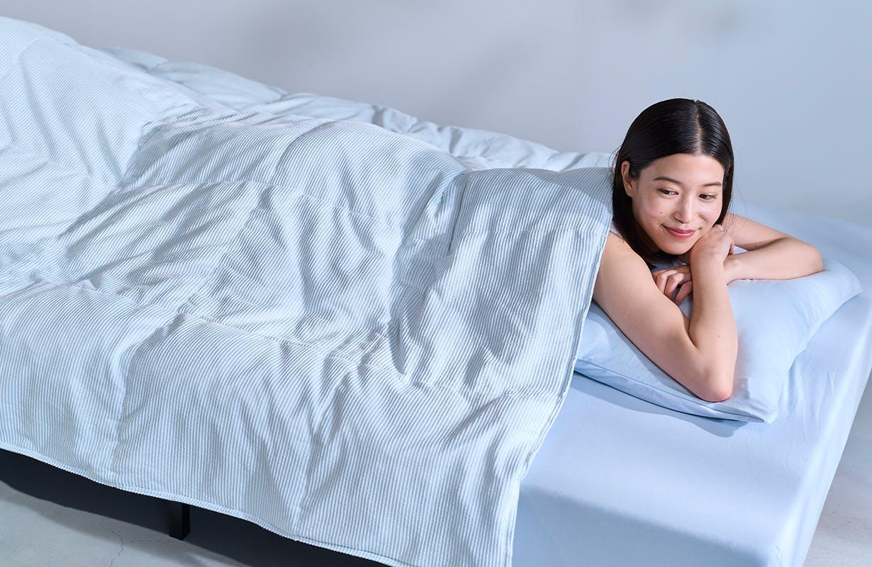寝苦しい夏夜の救世主！ 速乾＆気化冷却機能を備えた涼しいお