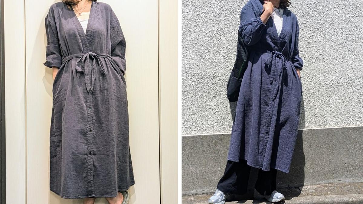 MUJI無印良品「楊柳雙層紗開襟衫」冷氣房、外出、居家一次搞定！
