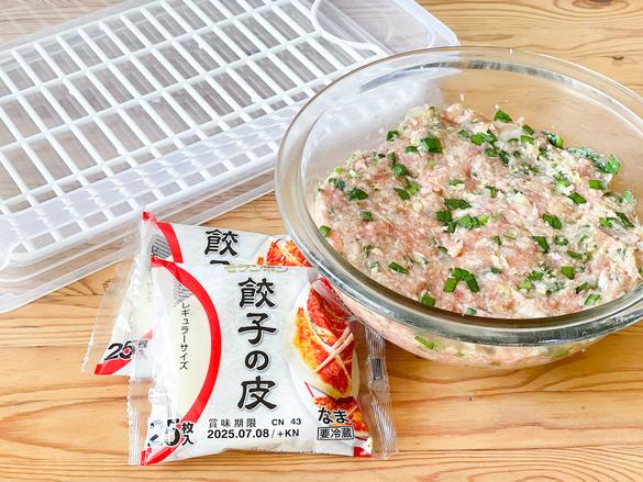 冷蔵も冷凍もスムーズ。「餃子専用バット」で、日々のつくり置きが得意 