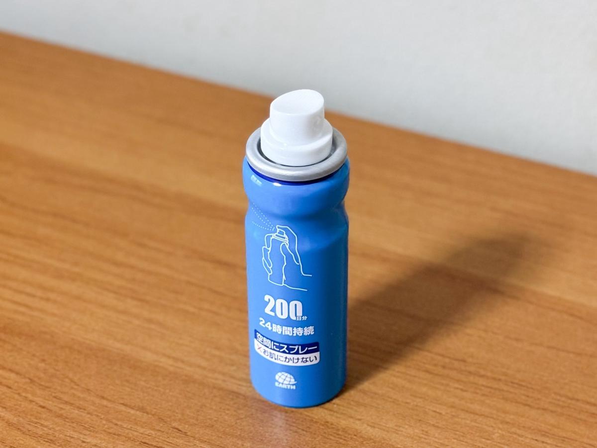 只需噴一下的無蚊噴霧本體