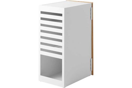 山崎実業(Yamazaki) 【 完成品 】 ゲーム機 収納 ラック ホワイト 約  