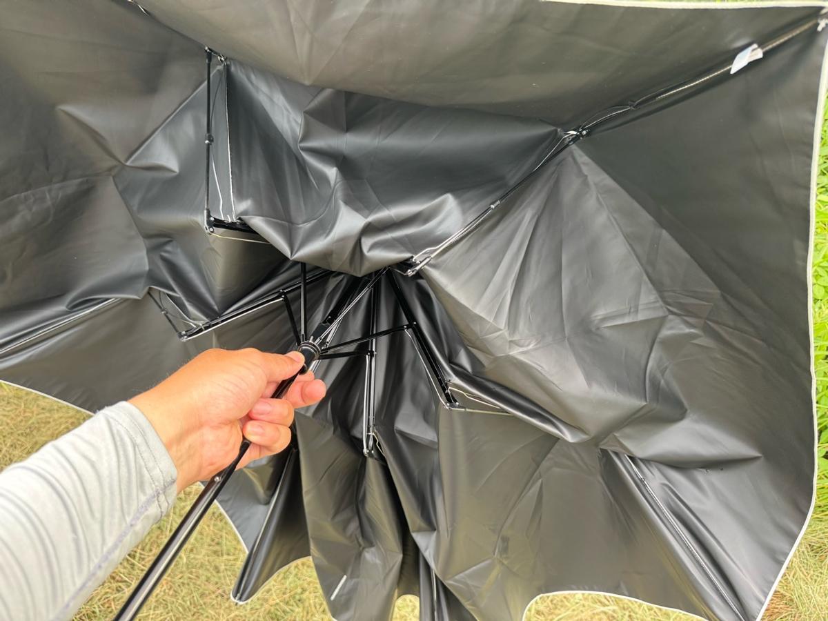 凱因茲「可作為遮陽傘使用的易折輕量折疊傘 60cm」