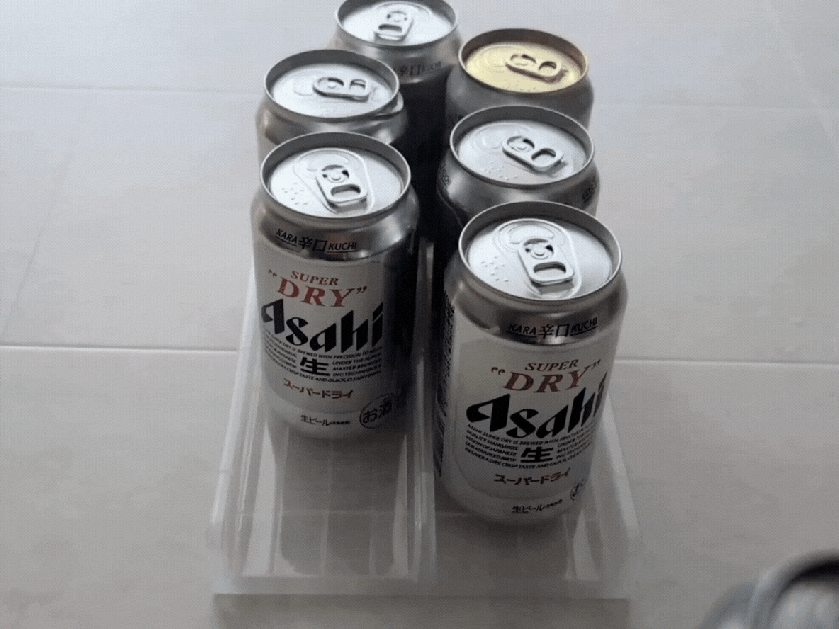 ケープ空き缶250個 KEYUCAのコレ」で、冷蔵庫の缶収納も、ストック管理も解決 | ROOMIE