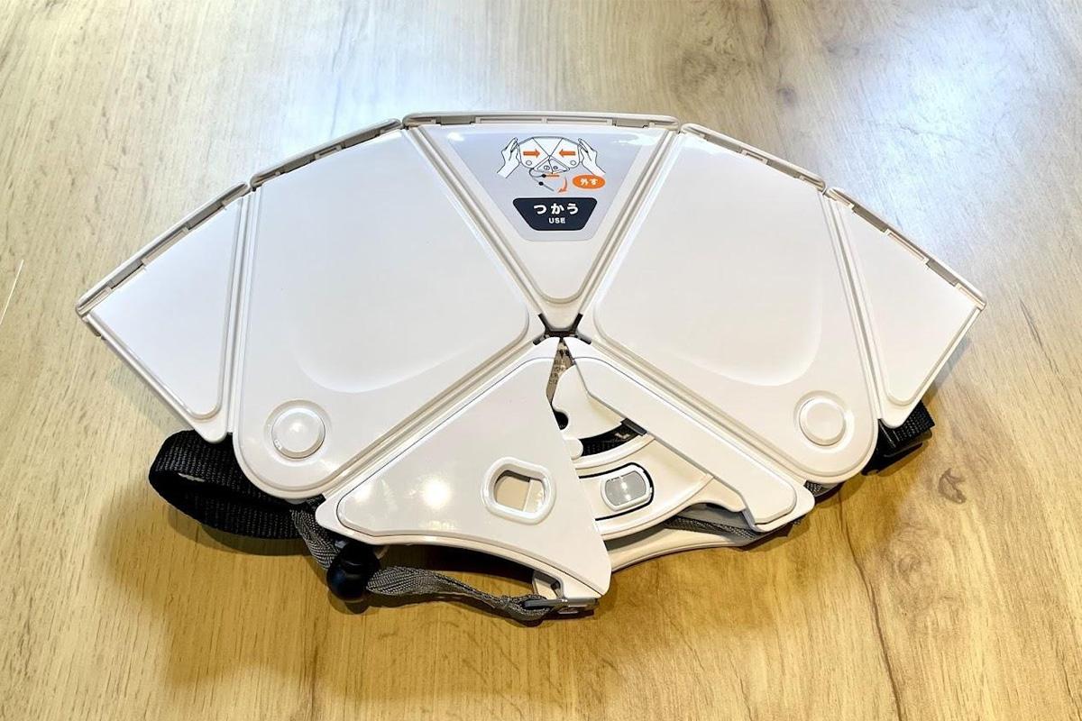 無印良品 防災ヘルメット 折りたたみ式 無印の防災用ヘルメットを購入しました。 | 1LDKlife