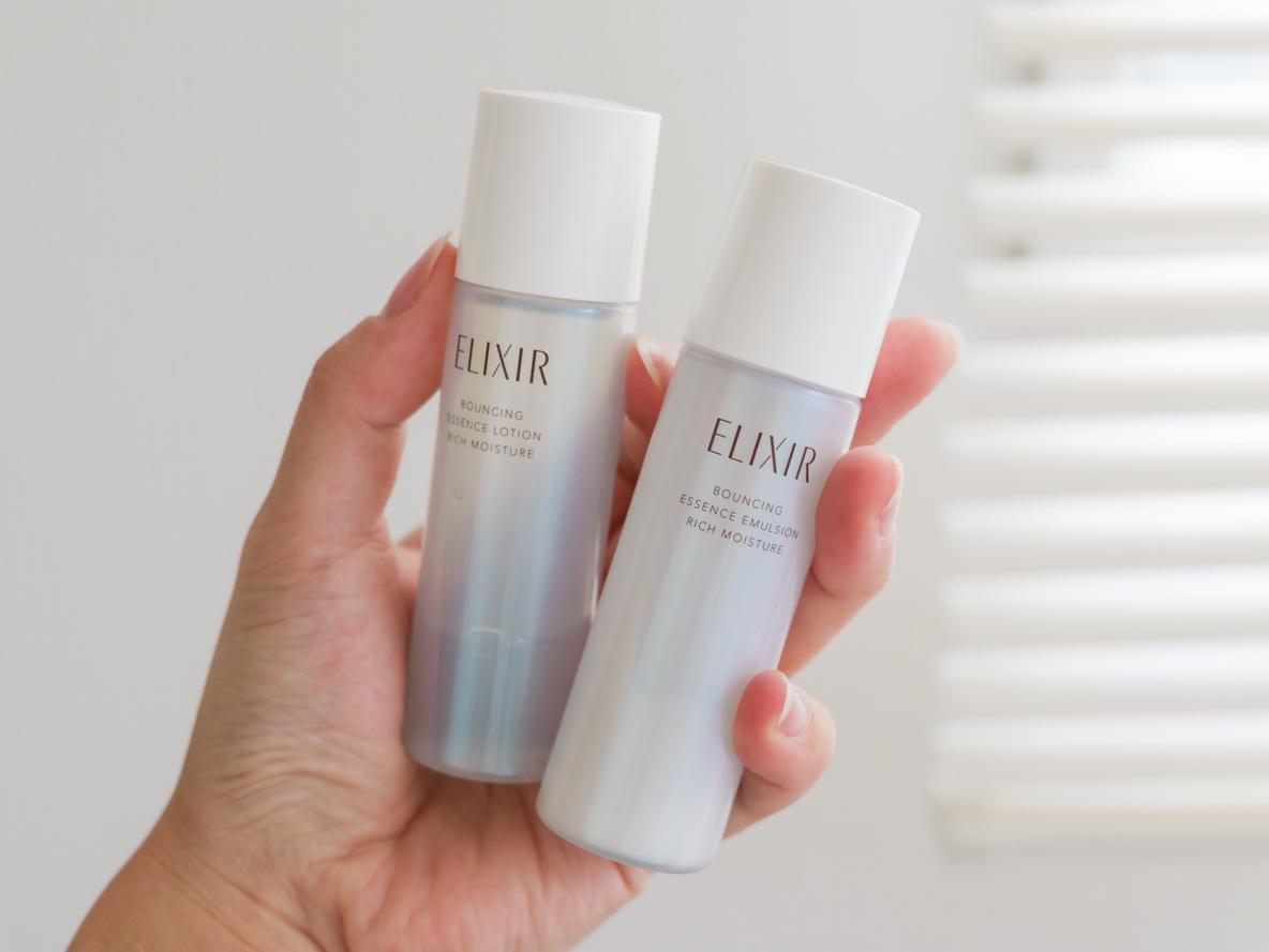 3年ぶりにリニューアルされたエリクシールの化粧水＆乳液。「今まで