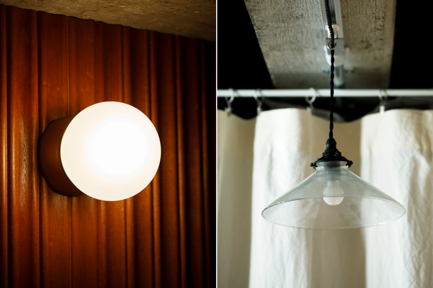 寝室、玄関の照明