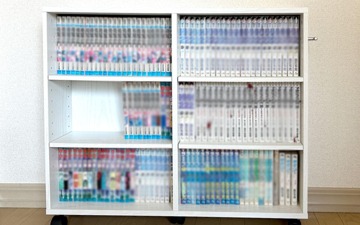 ぽん家具　ホワイト・本収納・押入れ整理ラック(スライドタイプ) ぽん家具 ホワイト・本収納・押入れ整理ラック(スライドタイプ) ぼん