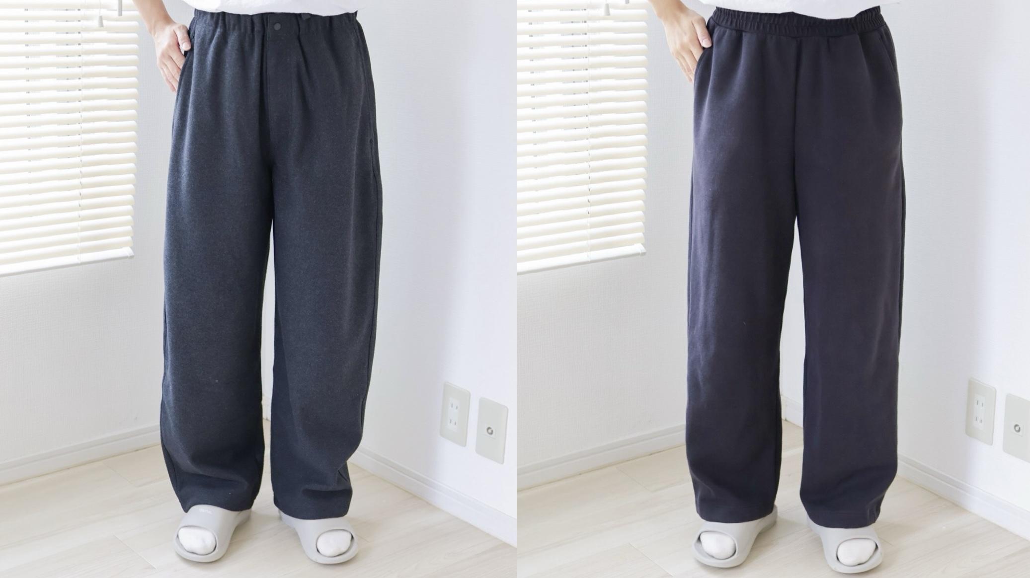 今年の「UNIQLO：Cのワイドパンツ」はスウェットなのに美シルエット