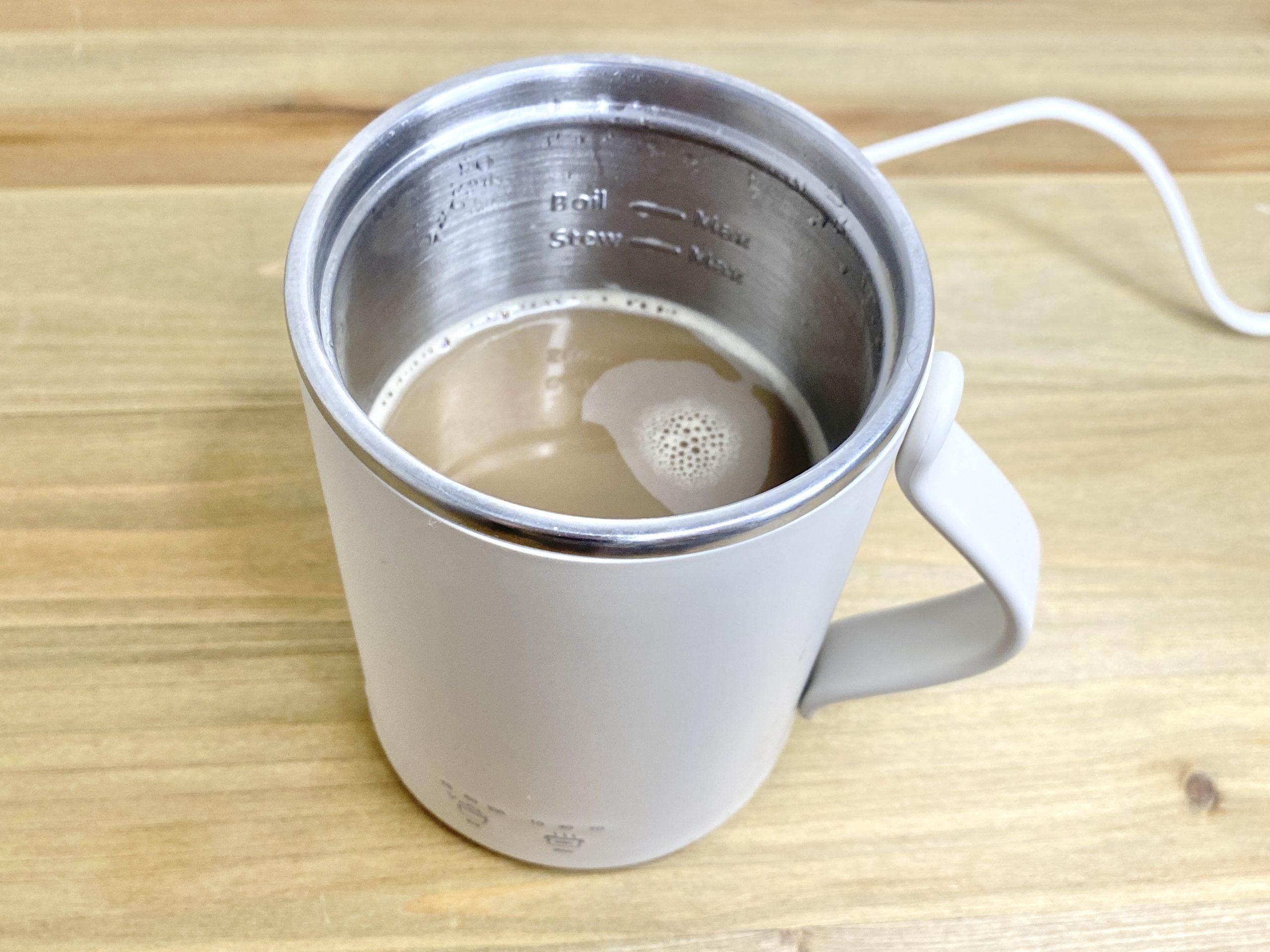 マグカップ型電気鍋があれば仕事机でインスタント麺も雑煮も白湯も完成 マグカップ型電気鍋があれば仕事机でインスタント麺も雑煮も白湯も完成