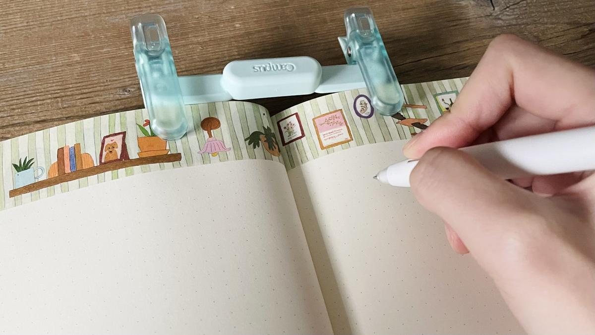 コクヨ 「キャンパス ペンのように持ち運べる ブッククリップ 緑」