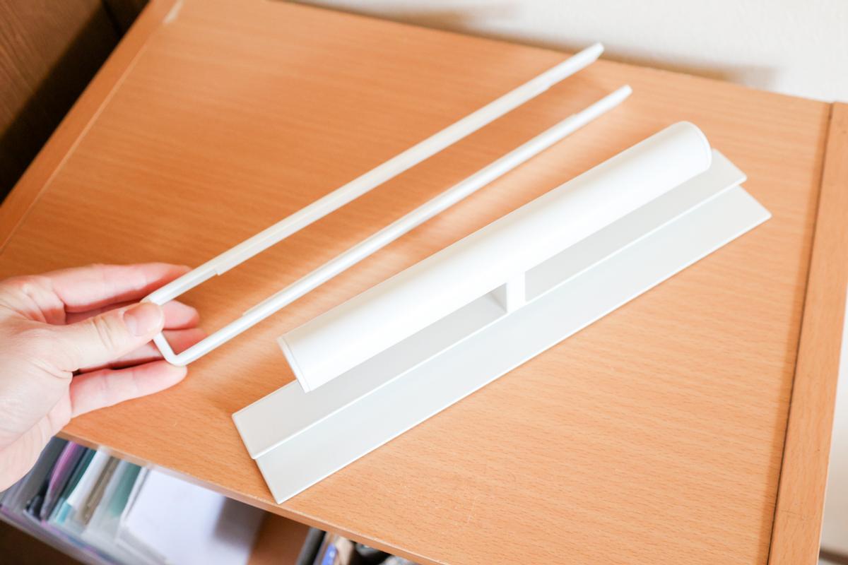 山崎実業「カラーボックスに差し込めるリュックハンガー スマート」