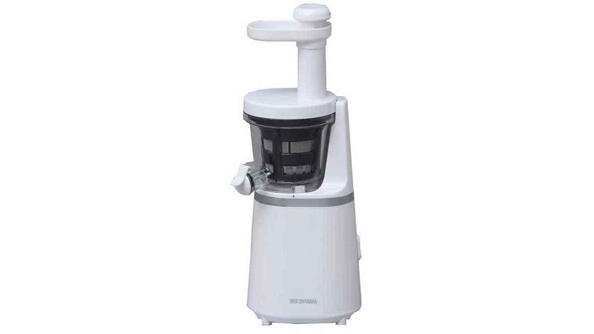 お手入れもシンプル。アイリスオーヤマのスロージューサーなら続きそう
