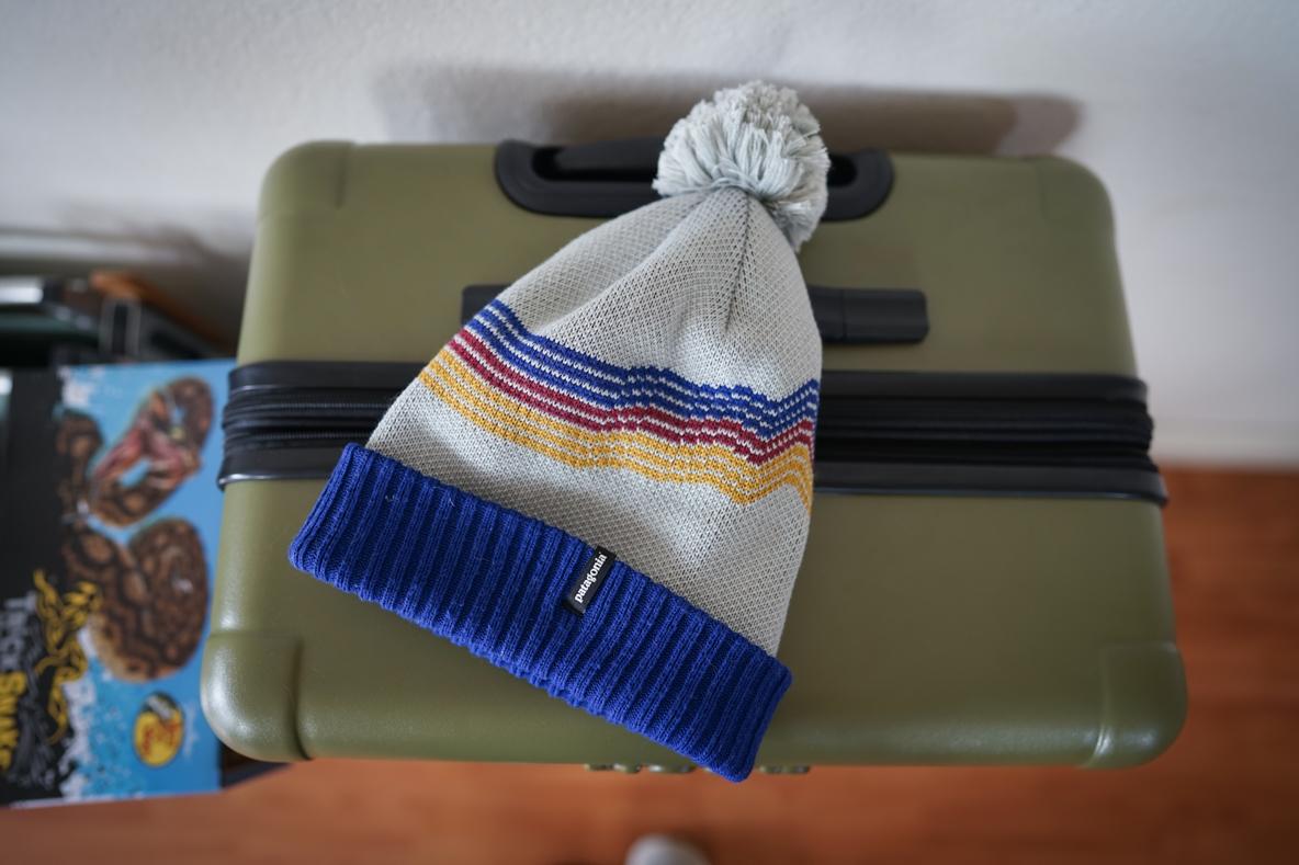 Patagoniaの「長時間被ってもおでこが痒くなりにくいニット帽」、冬の