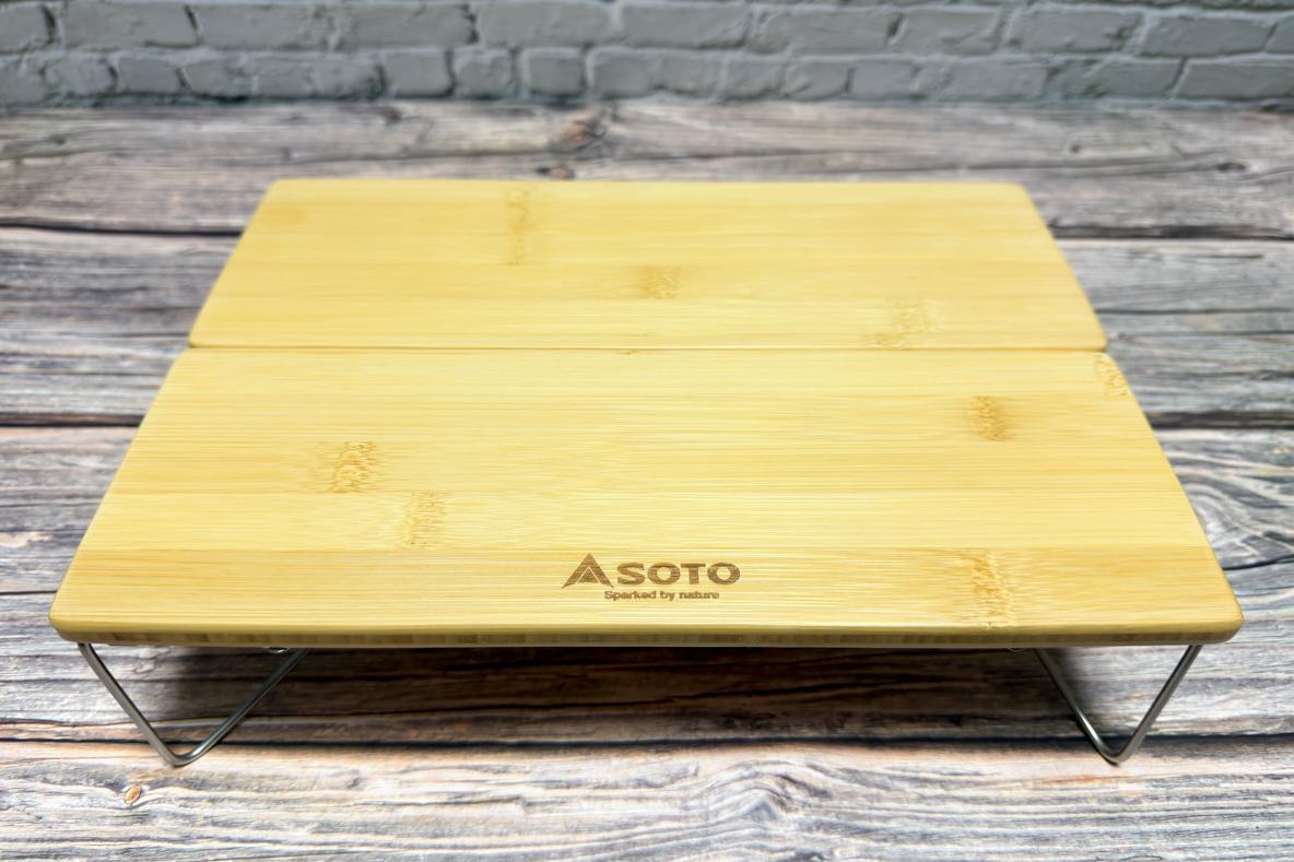 組み立て1秒、収納2秒。あの「SOTOの名作」竹の天板を使った限定品も