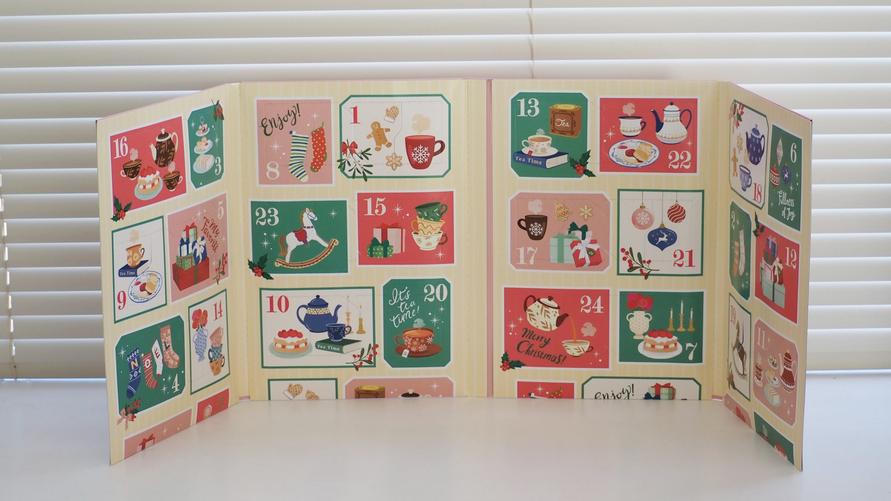 カルディ「トワイニング アドベントティー カレンダー2025 24p【クリスマス】」