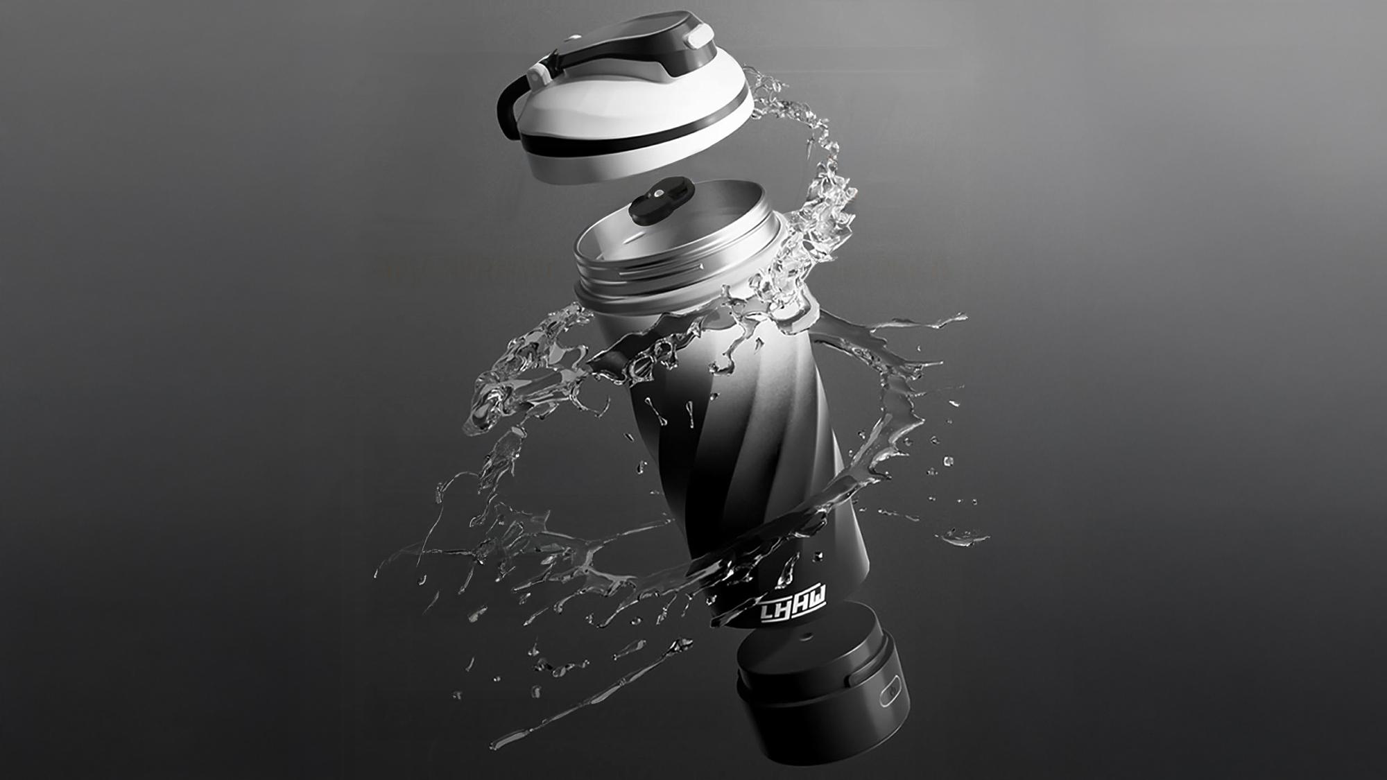 プロテインやココアの“ダマ問題”が解決。自動で混ざるサーモタンブラー