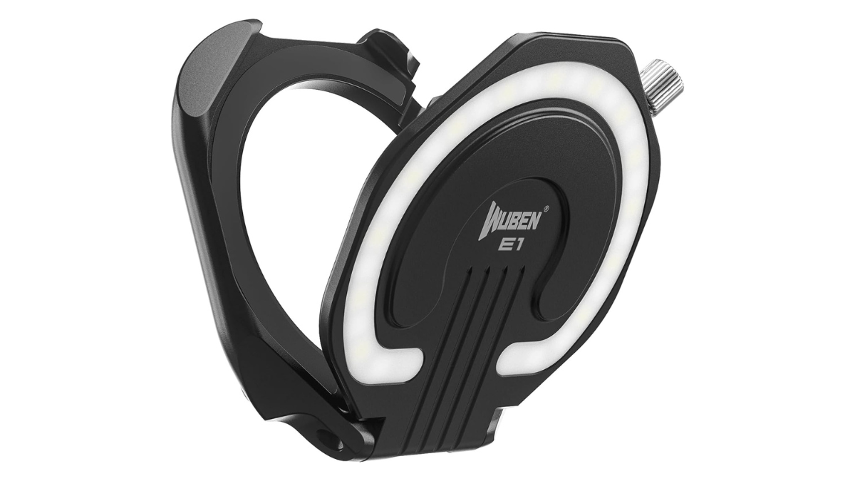 WUBEN E1 ポータブルフラッシュライト 黒 スマホと一体化する薄型ライト「WUBEN E1」、荷物を減らしたいなら正解