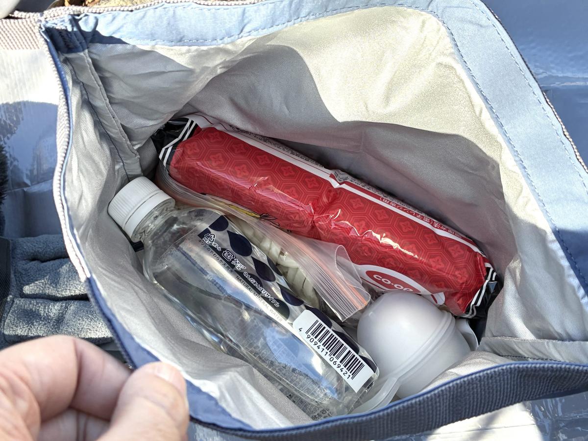 無印良品「ランチバッグ ロールトップタイプ 大」