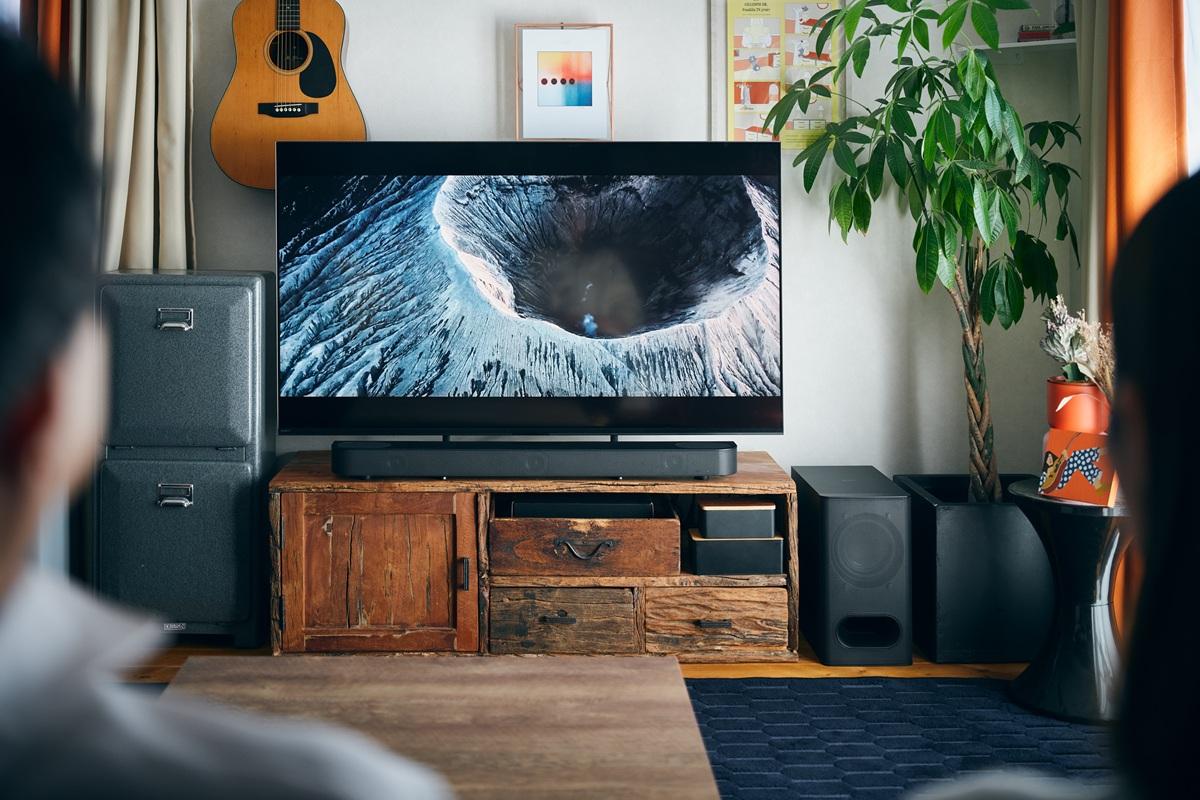 ソニーのサウンドバーはサブウーファー付で6万円台！1セットでリビング