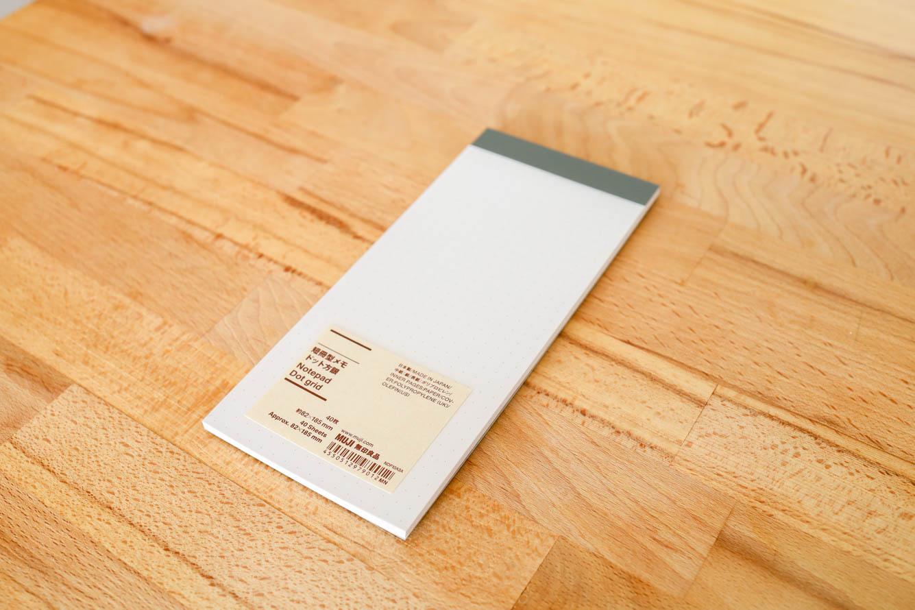 短冊メモ＊１冊１５０円 無印良品の「短冊形メモ」が、“あの手帳”と一緒づかいにぴったりなん