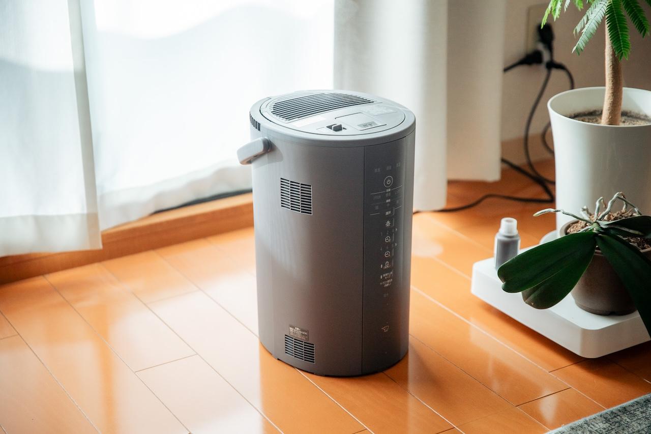 ずっと気になっていた象印の「スチーム加湿器」をついにお迎え。結露で