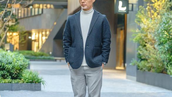 UNIQLO C メンズ　ニットジャケット(2024AW) ユニクロC】2024秋冬ニットジャケットが最強のカジュアルジャケット