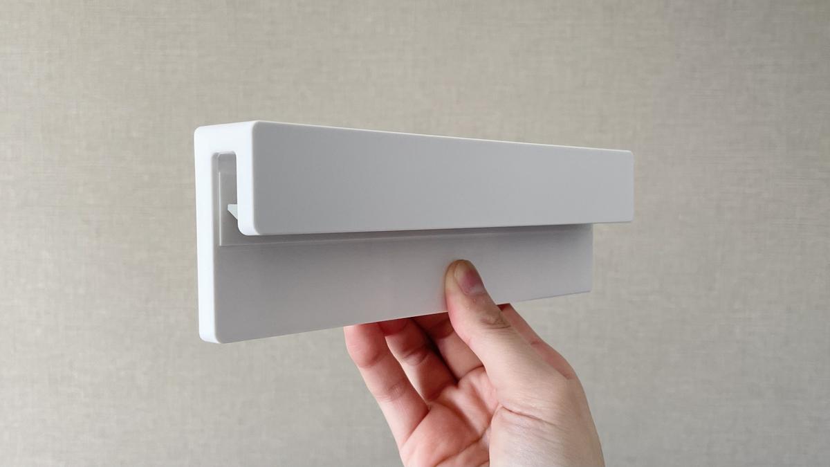 山崎実業「フィルムフック差し込み式歯ブラシ＆チューブホルダー タワー Ｗ１８」