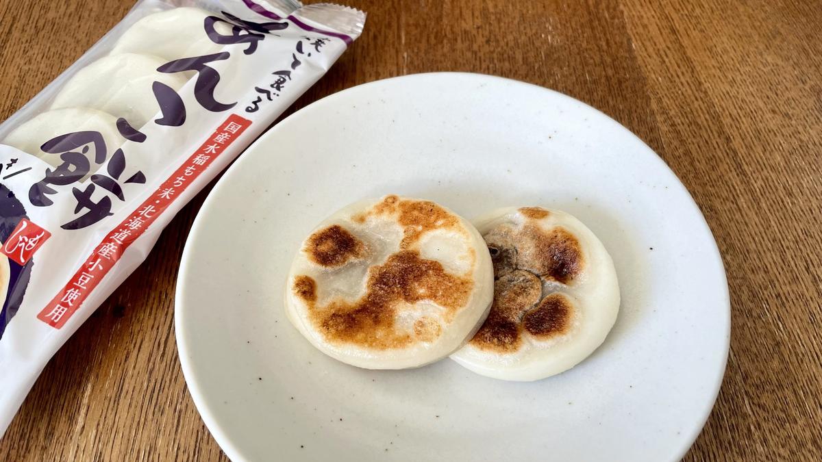 カルディ「焼いて食べるあんこ餅　小倉　4枚」 