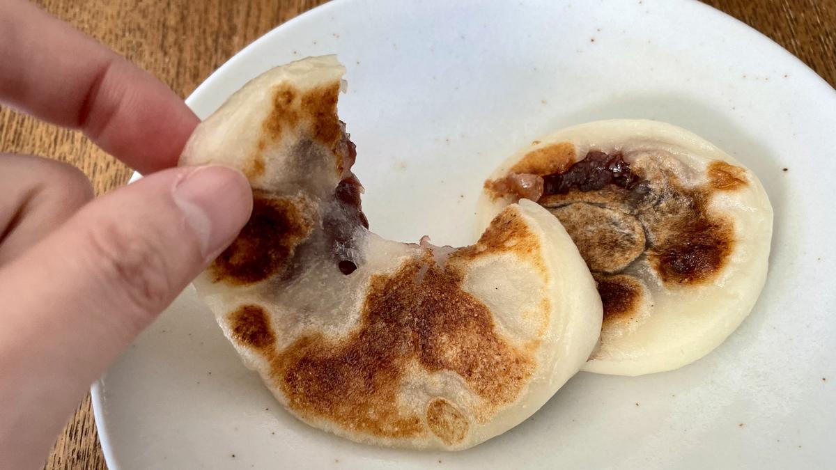 カルディ「焼いて食べるあんこ餅　小倉　4枚」 