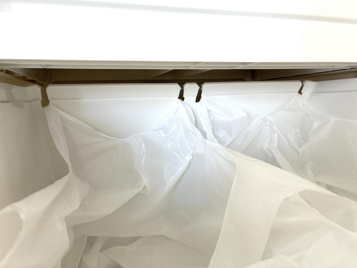 天馬「ホワイトラッシュ多段分別ごみ箱」