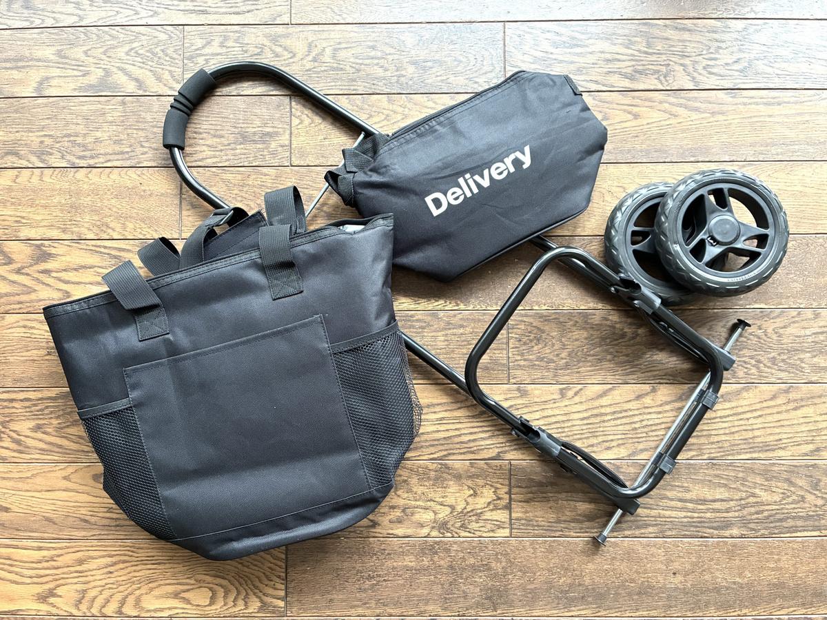 3COINS「キャリーカートバッグ2個セット」