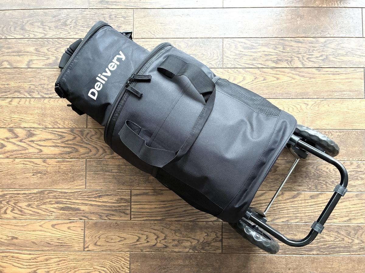 3COINS「キャリーカートバッグ2個セット」