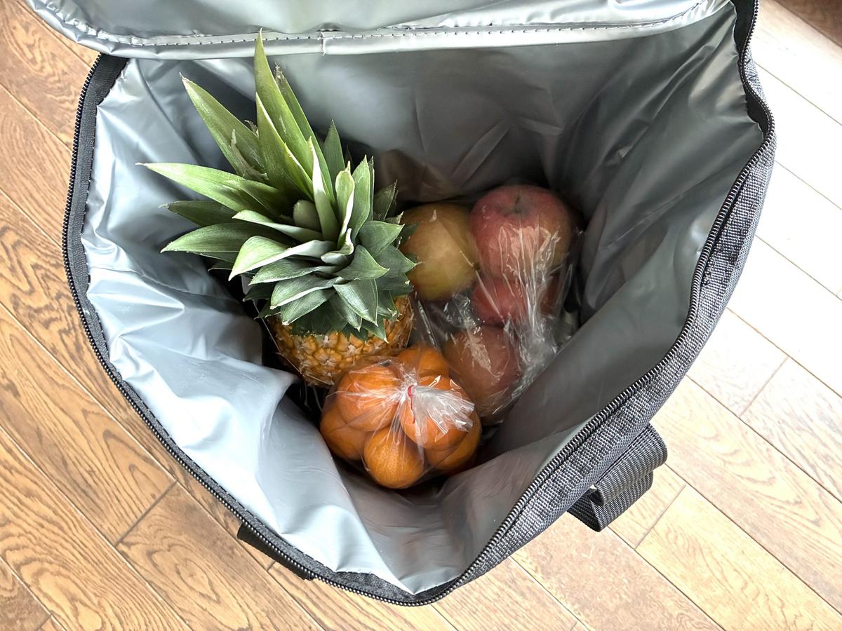 3COINS「キャリーカートバッグ2個セット」