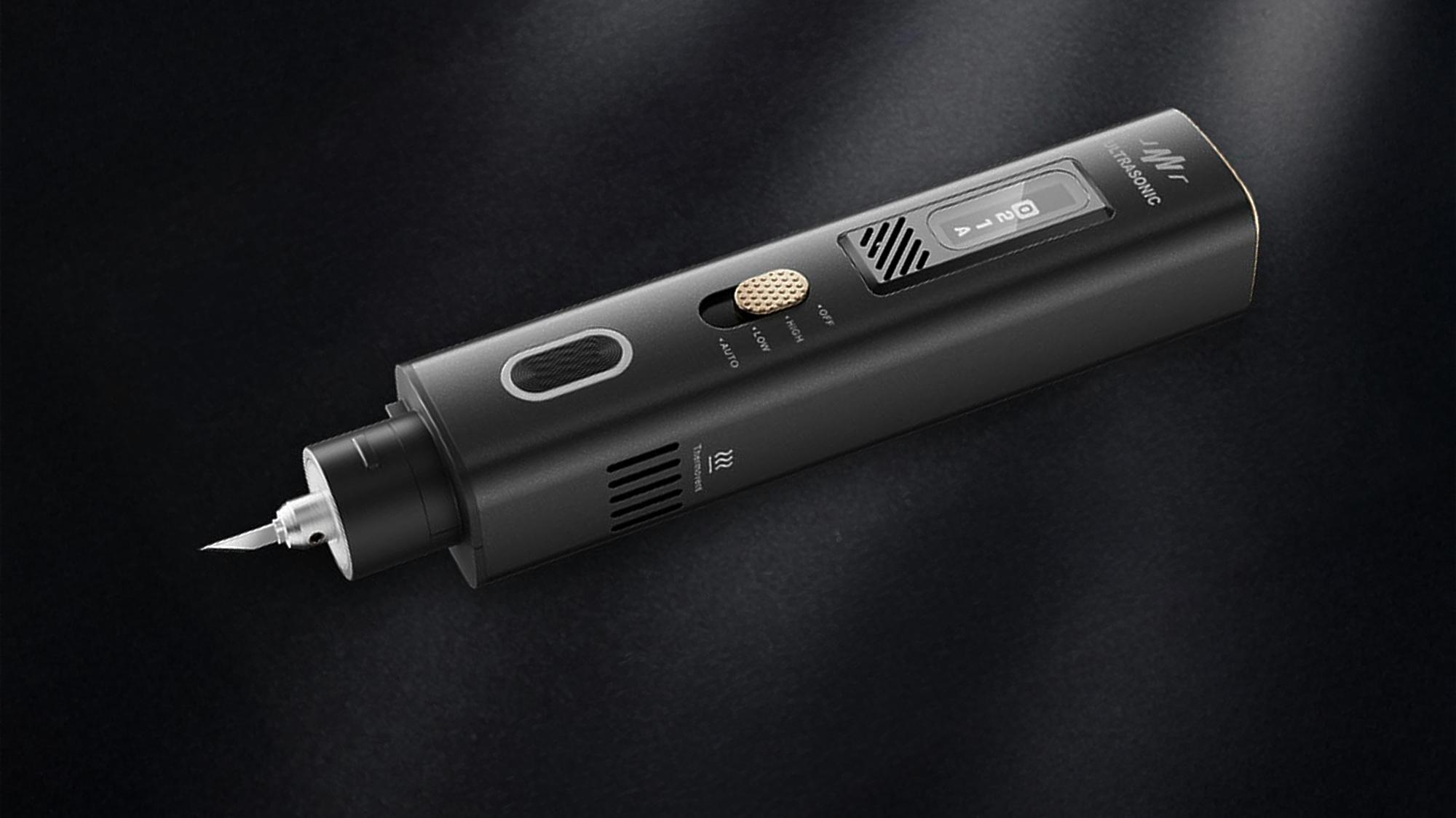 硬い素材もサクッと切れて磨ける。マルチ超音波カッターでレザー