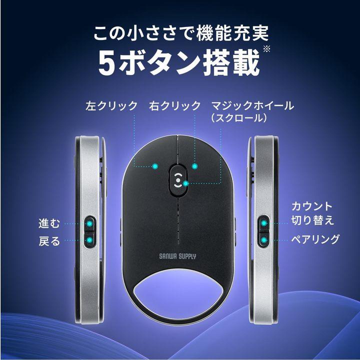 持ち運びマウス」の極み、サンワダイレクトから出ました - まぐまぐ
