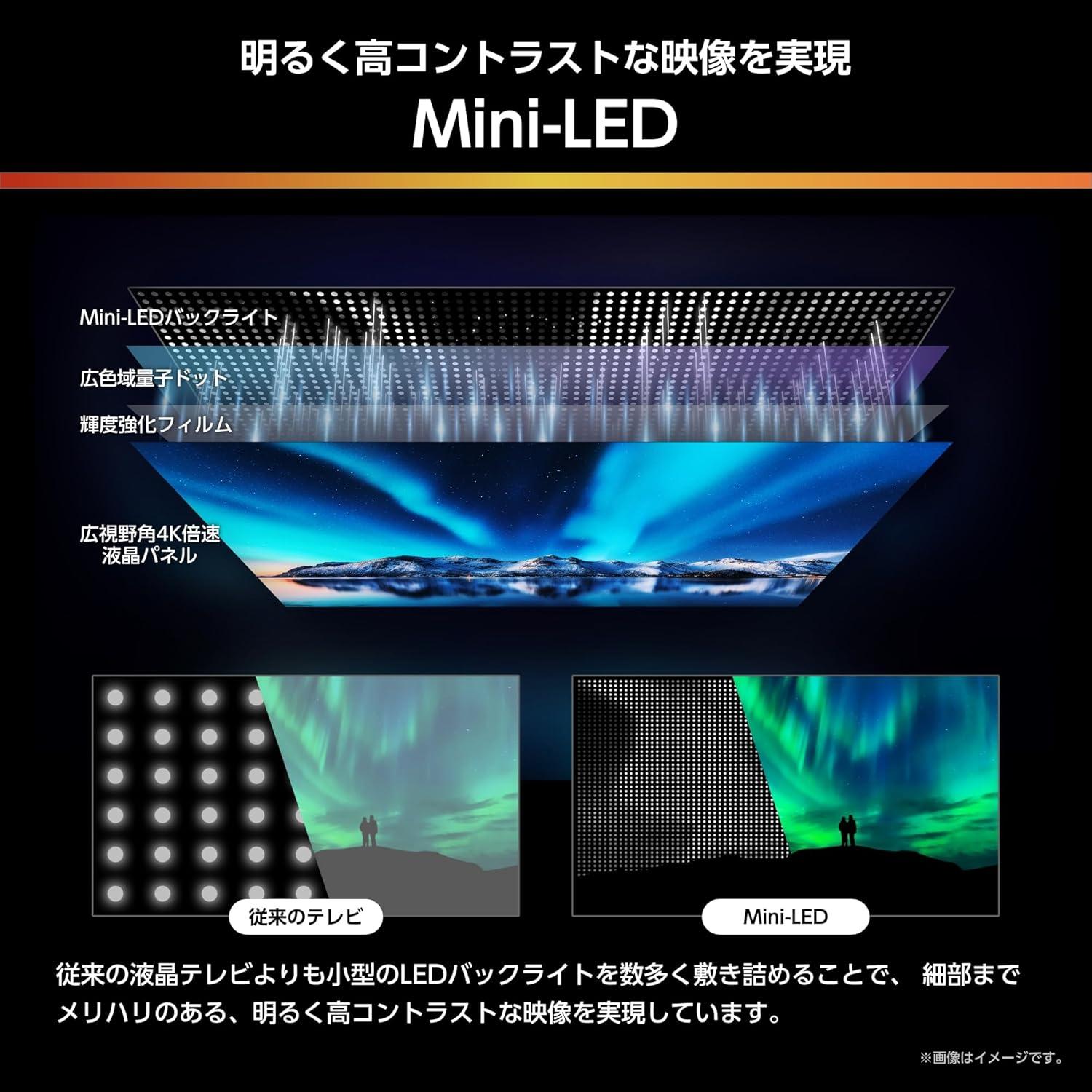 テレビの買い替え、今かも。ハイセンスの75V型Mini LED搭載モデルが