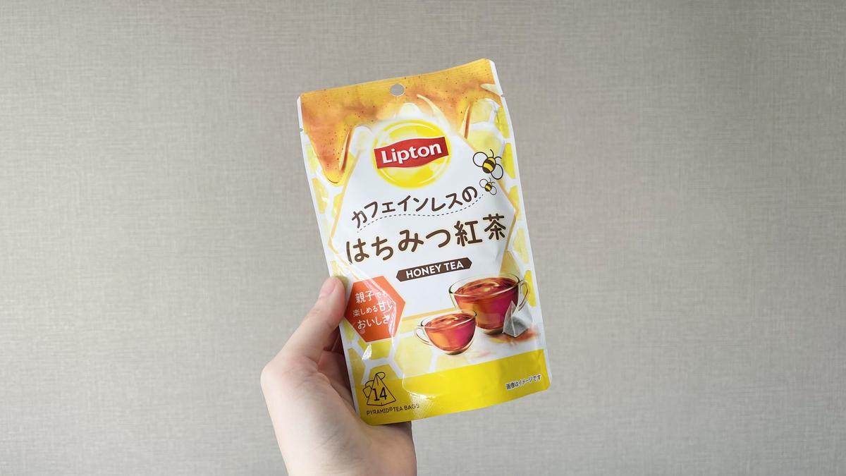 「リプトン カフェインレスのはちみつ紅茶 ティーバッグ 14P」