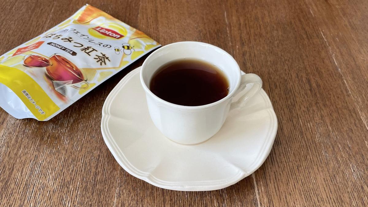 「リプトン カフェインレスのはちみつ紅茶 ティーバッグ 14P」