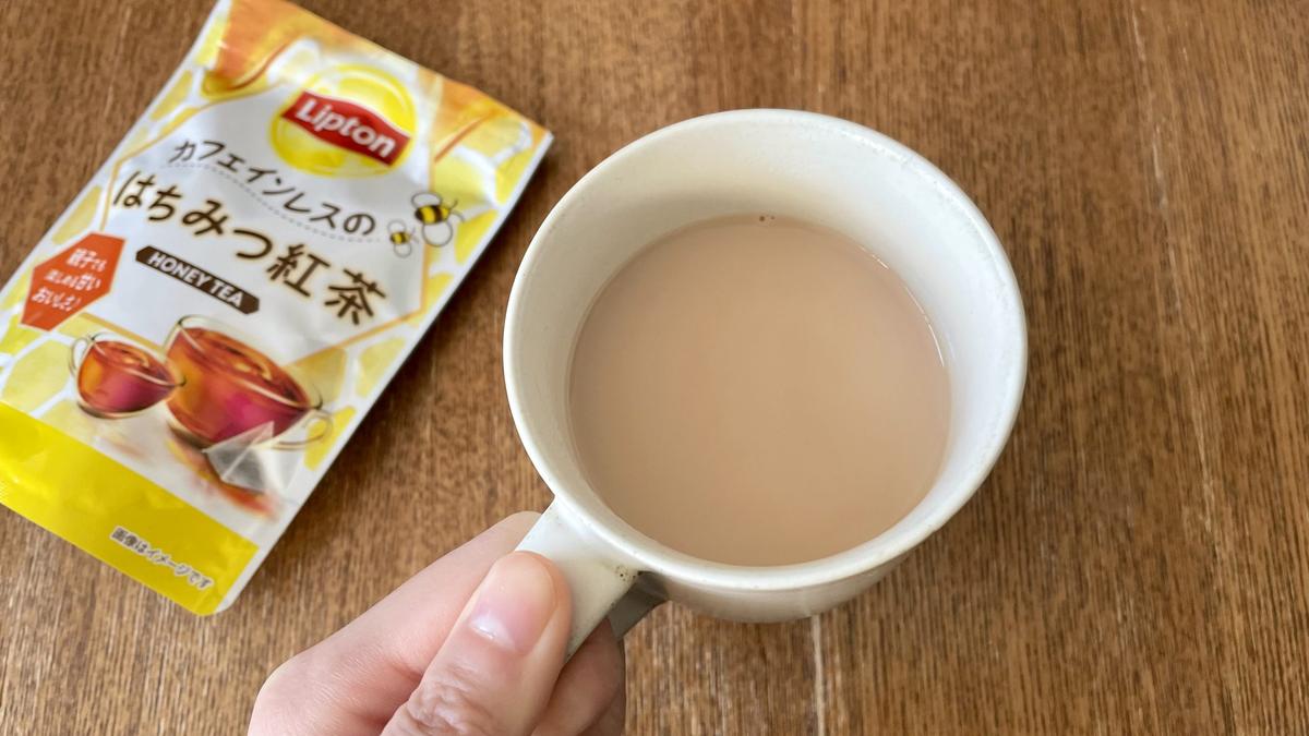 「リプトン カフェインレスのはちみつ紅茶 ティーバッグ 14P」