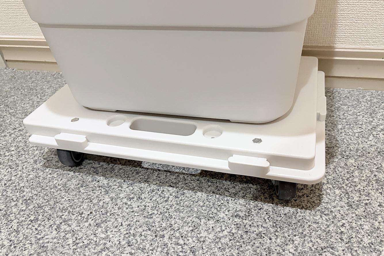 無印良品の「平台車✕頑丈収納ボックス」で、キッチン掃除がラクになっ