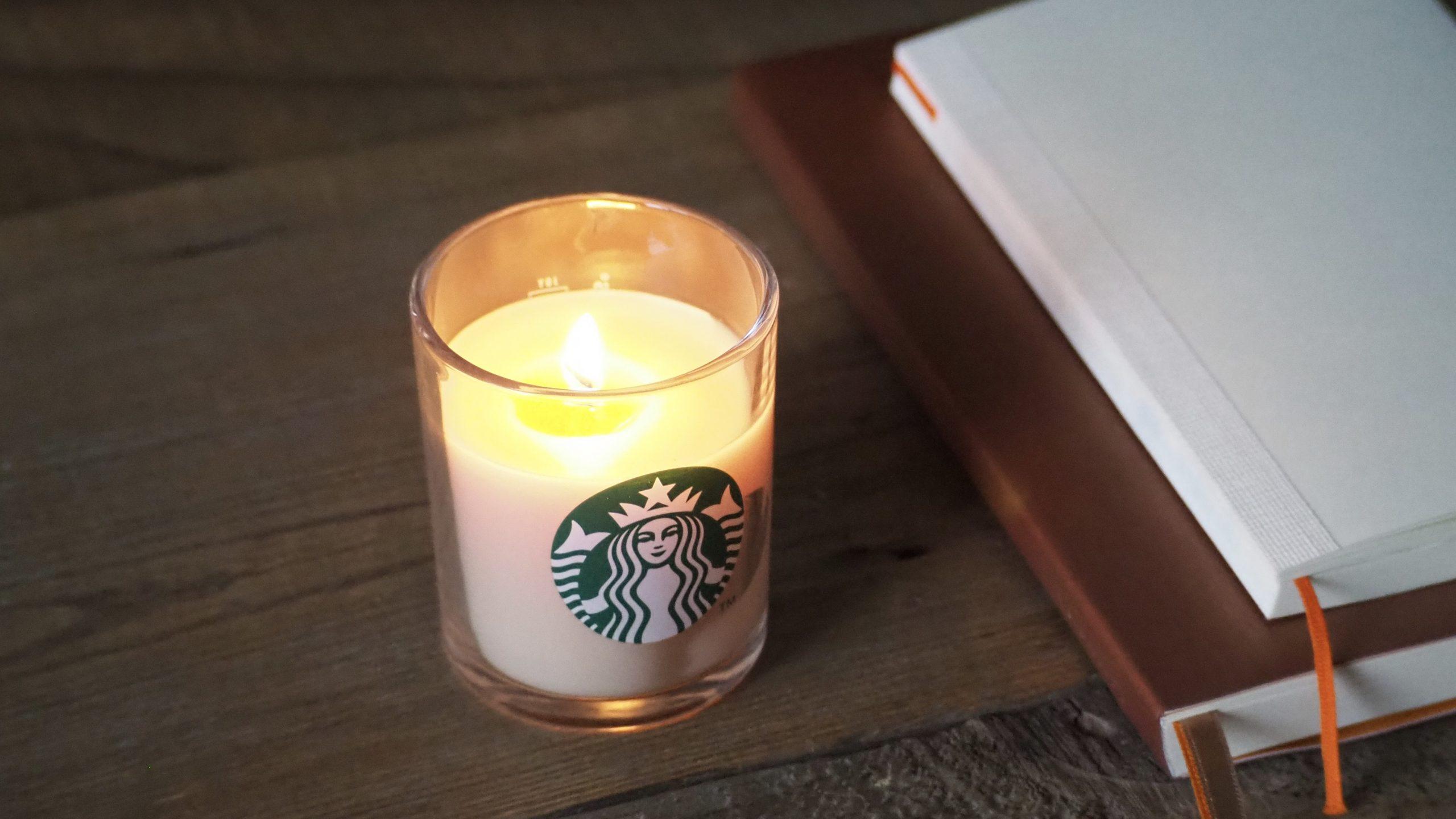 スターバックス MOMENT ジョイフルメドレー　キャンドル スターバックスから出てる「アロマキャンドル」が、控えめに言って最高