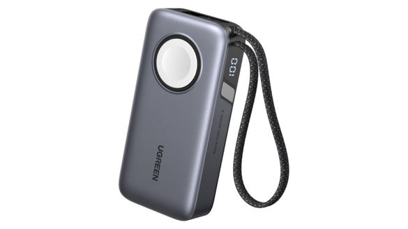 ケーブル内蔵×4台同時充電。手のひらサイズでApple WatchもiPhoneも