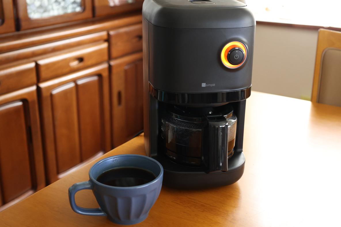毎朝のコーヒーが、ぐっとラクになった。ニトリの「全自動コーヒー