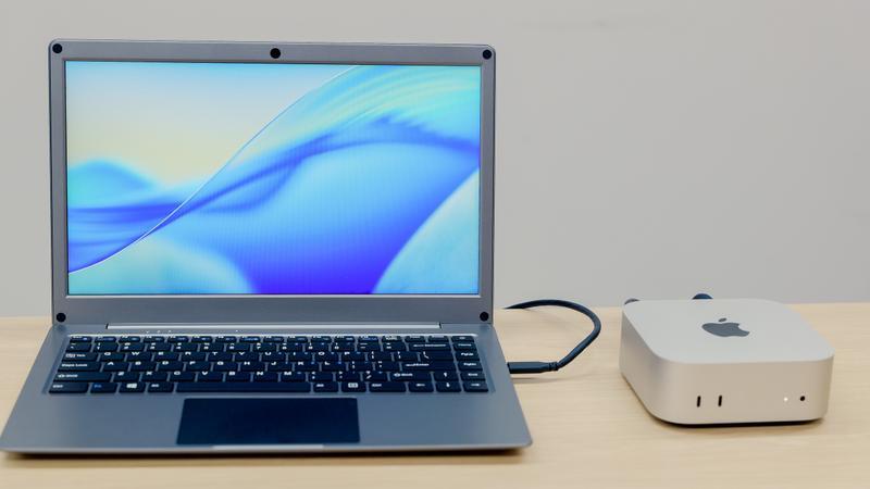 Mac mini ディスプレイとセットで！ OLED] I installed an OLED monitor on my M1 Mac mini sub-desk. I'll