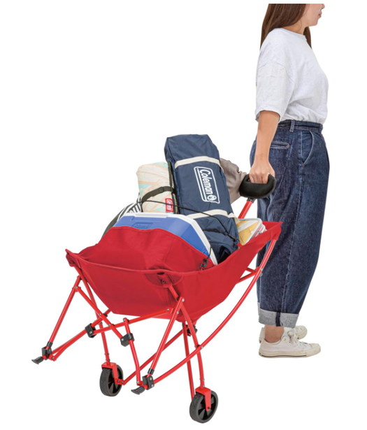 50kg運搬×耐荷重100kgの“変形2WAY”Colemanのアウトドアワゴンが4,000円