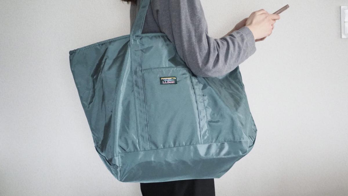L.L.Bean「エブリデイ・ライトウェイト・トート ラージ  Soft Spruce」