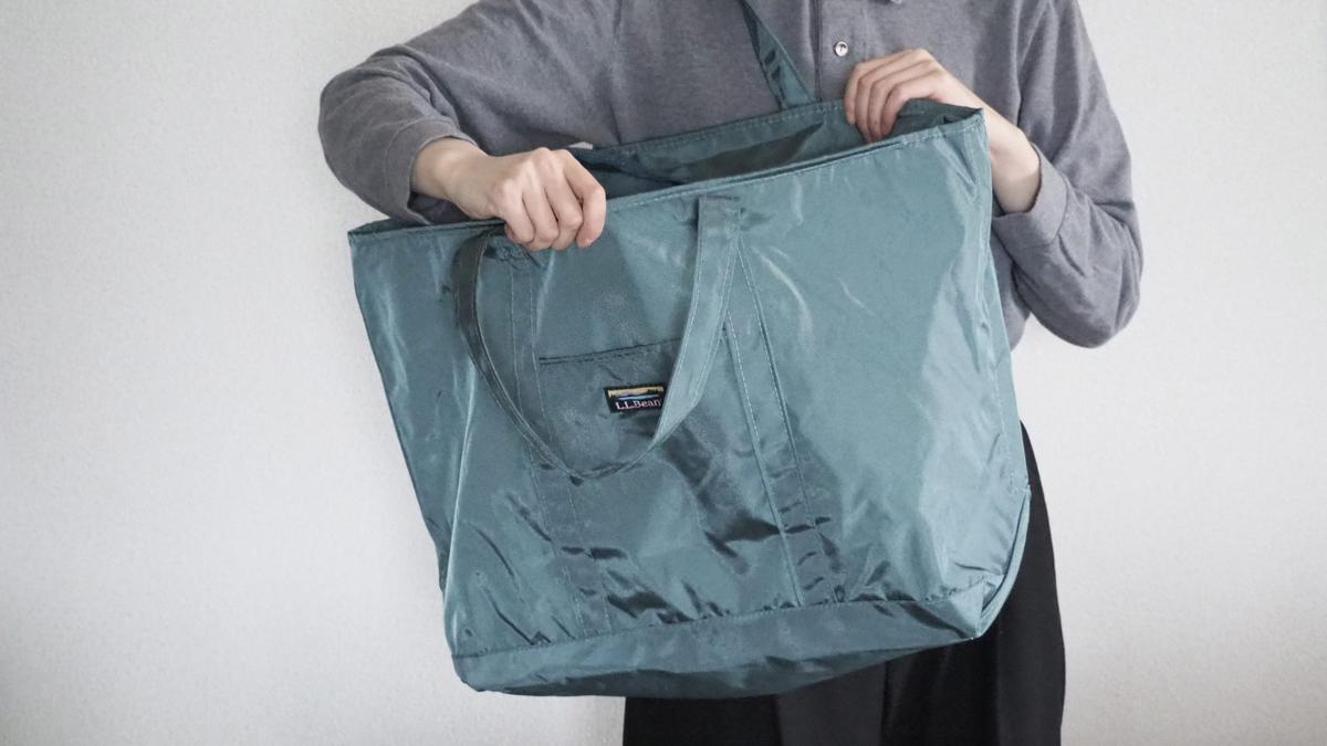 L.L.Bean「エブリデイ・ライトウェイト・トート ラージ  Soft Spruce」