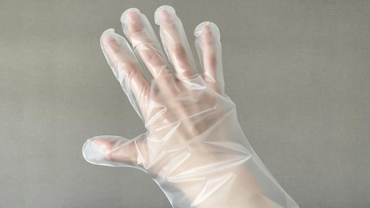 無印良品「調理用　手にフィットする手袋」