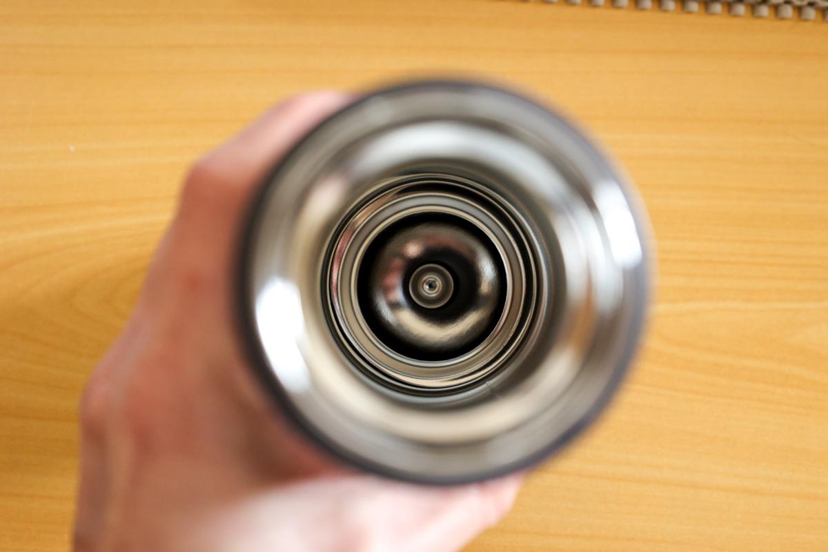 ニトリ「超保温ボトル N-HEATEX スクリュー（500mlグレー）」